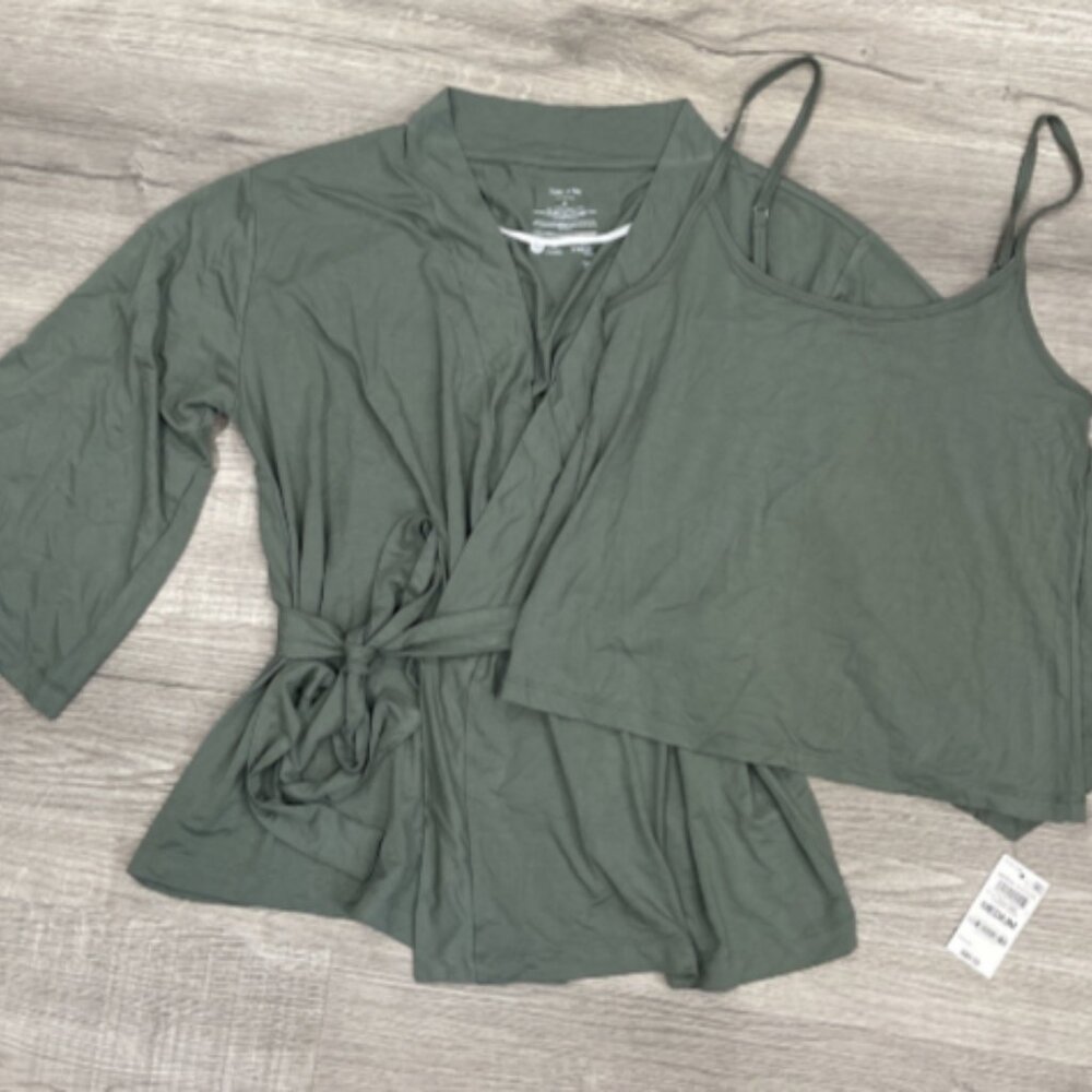 State of Day Women's 2-Piece(Missing Pans) Fluid-Knit Pajama Set Size M 6076 - Picture 3 of 4